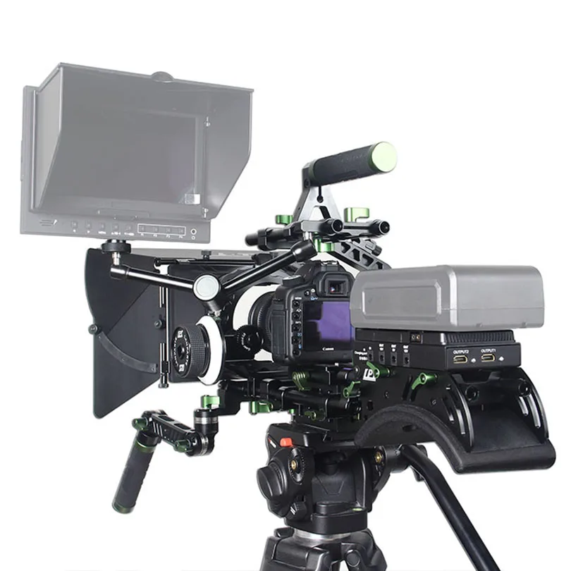 US $1.620.00 LanParte Universal Camera Shoulder Rig V1C With AB Stop Follow Focus And Matte Box