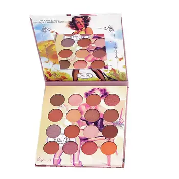 

New Vintage Style 16 Colors Makeup Eyeshadow Palette Mineral Powder Pigment Matte Shimmer Nude Eyeshadow Cosmetic Beauty Makeup