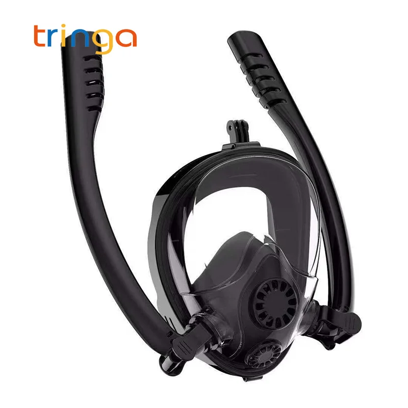 

New Diving Mask Scuba Mask Underwater Anti Fog Full Face Snorkeling Swimming Diving Mask K2 Breathing Separation Snorkel Mask