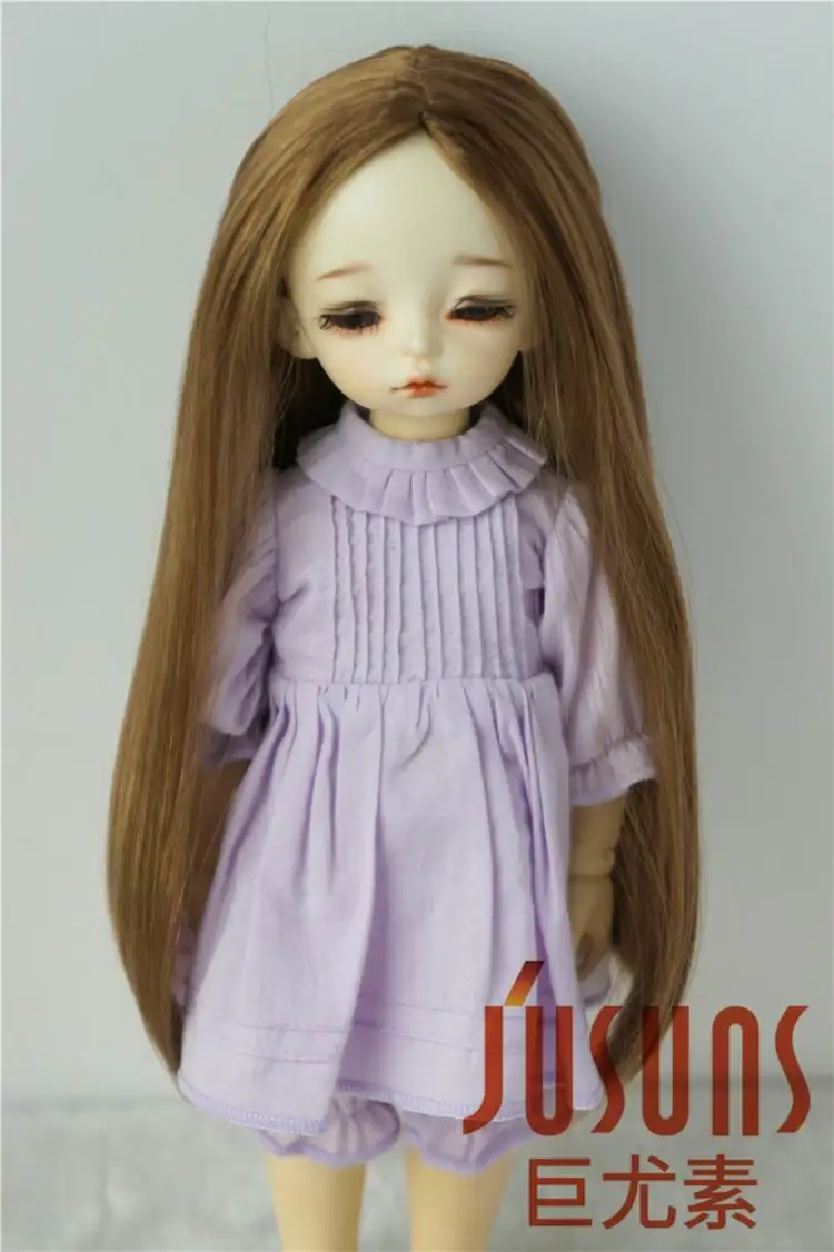 JD016 YOSD 1/6 BJD кукольные парики, модные длинные кудрявые парики, размер 6-7 дюймов, синтетический мохер, кукольные парики