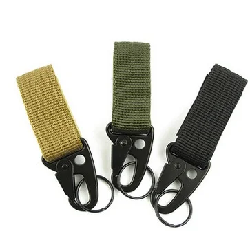 Outdoor D-Carabiner Key Hook Camo Webbing Buckle Hanging System for Hiking Climbing Camping Outdoor D-Carabiner Key Hook Camo Webbing Buckle Hanging System for Hiking Climbing Camping