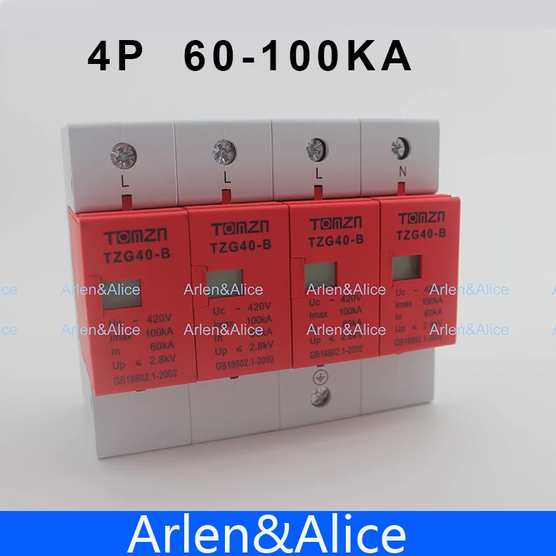 spd 3p n 60ka 100ka b 420vac house surge protector spd 3p n 60ka 100ka b 420vac house surge protector