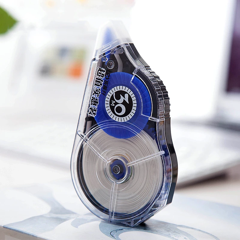 Large Capacity Correction Tape Roller 12m/30m Long White Sticker Student Study Tools Office and