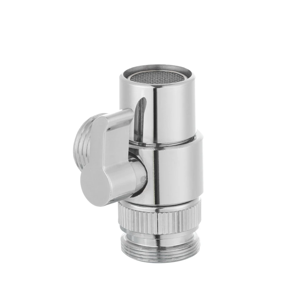 Water Tap Connector Faucet Adapter Diverter Valve Kitchen Sink Splitter