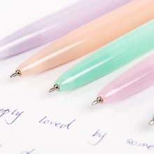 Желе цвет Kawaii Шариковая ручка пластиковый пресс Шариковая ручка для школы канцелярские принадлежности Papelaria B-573F