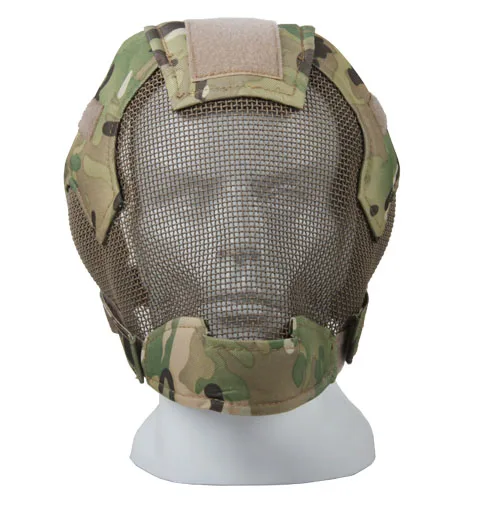 Бейсбол Пейнтбол анфас маска с металлической сеткой Новый противогаз для охоты