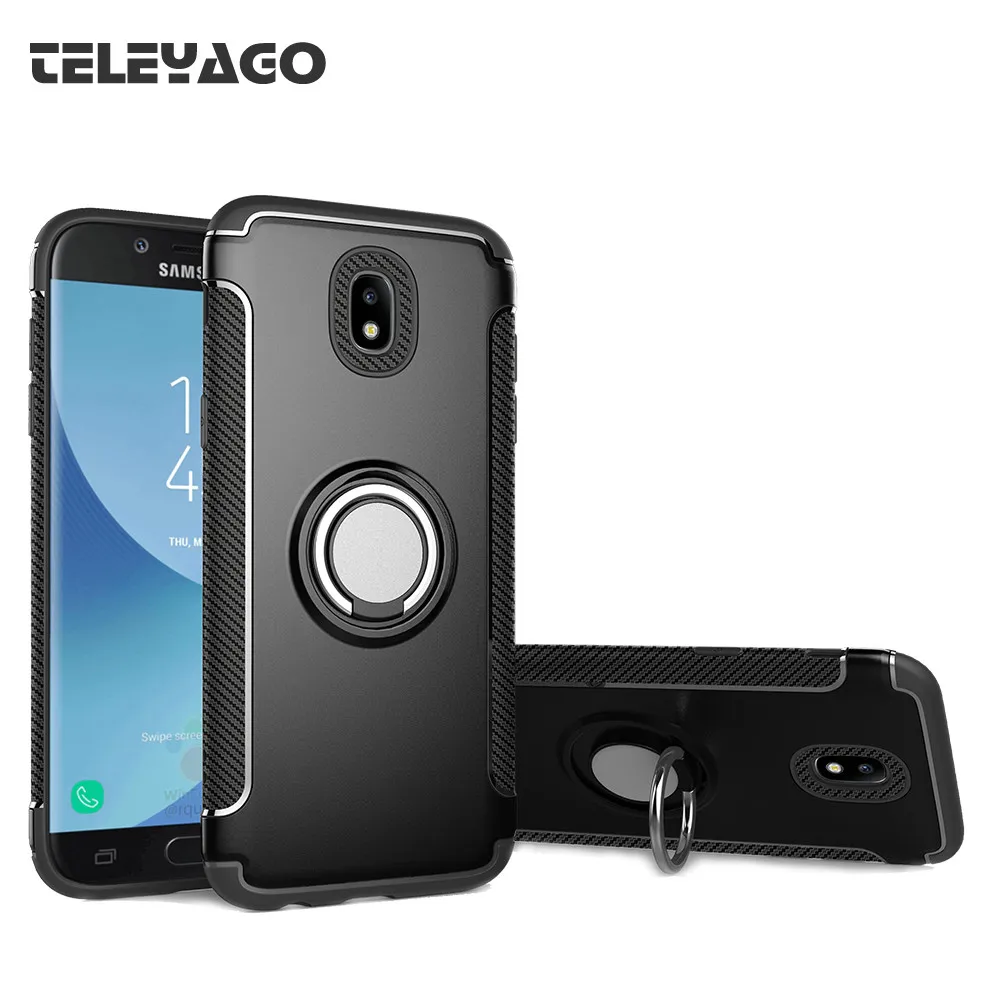 Для Samsung Galaxy J5 2017 (Eu-Ver) Чехол Премиум жесткий Гибридный 2в1 армированный палец