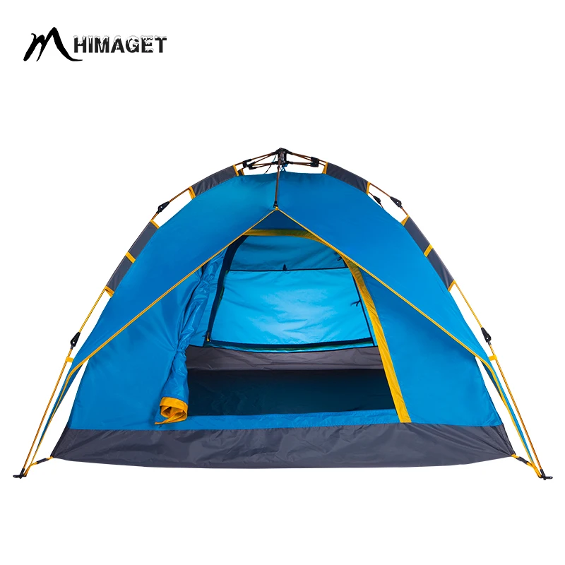 

HIMAGET 3~4 Person 210X135X100CM Double Layer Weather Resistant Outdoor Camping Tent for Fishing Hunting Adventure