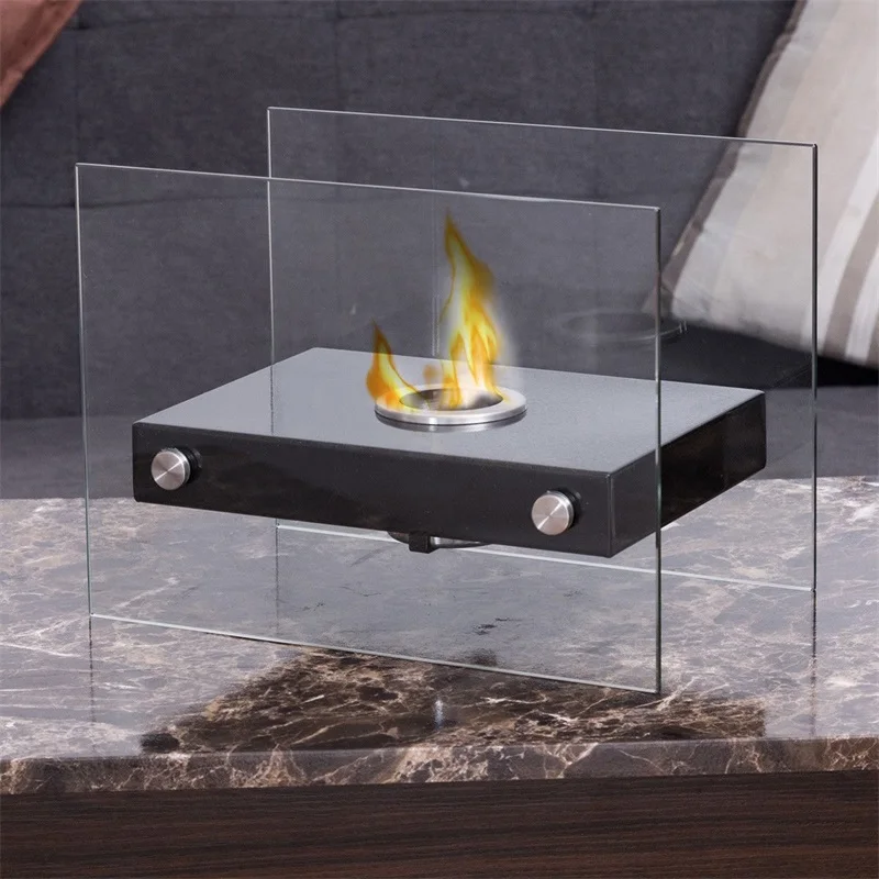 

Portable Ventless Firepit Bio Ethanol Tabletop Fireplace Eco-friendly Ventless That Burns Ethanol Fireplace Fuel Fireplaces