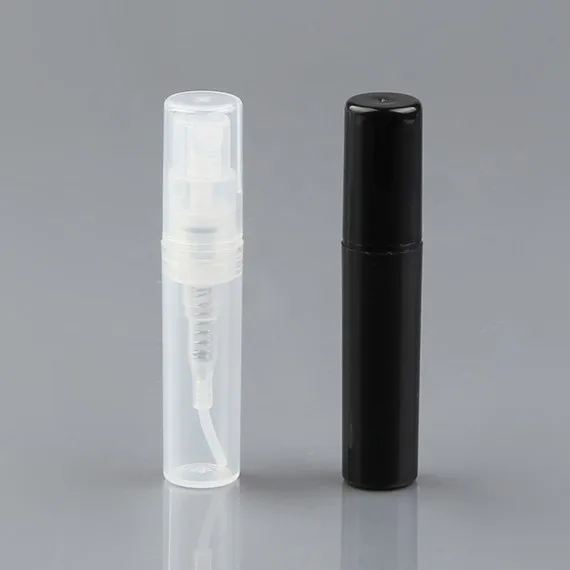 

5ml PET Spray Bottles,Black,Clear,White Mist Perfume Vial,Empty Perfume Atomizer,DIY Mini Small Sample container 100Pcs/lot