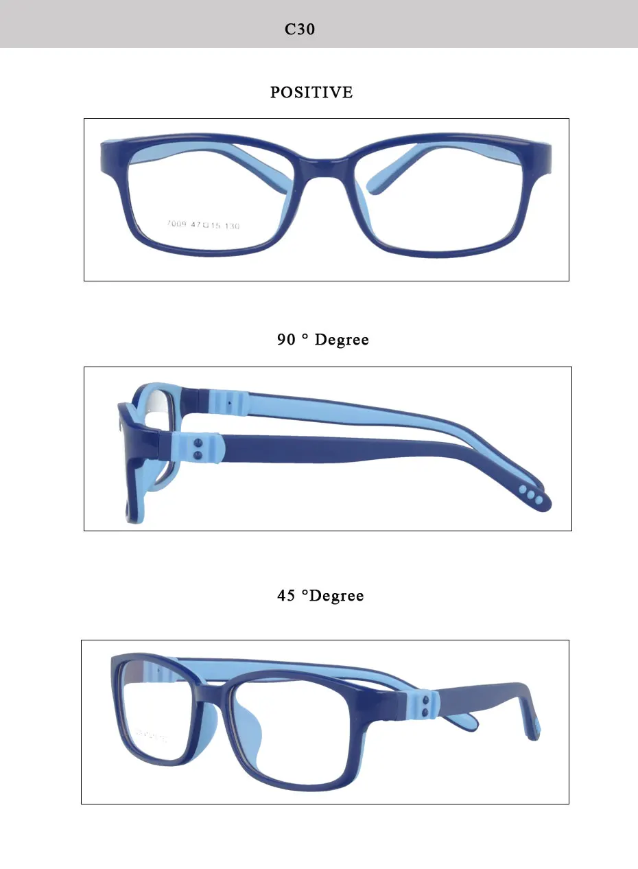 SPITOIKO Детские TR силиконовые полный обод оптическая оправа детские очки близорукость очки 7009