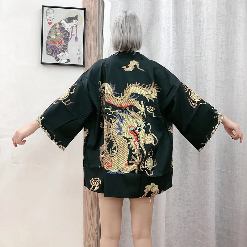 Традиционное японское кимоно obi новая feeling одежда kimomo японский кардиган кимоно Японские Женские haori