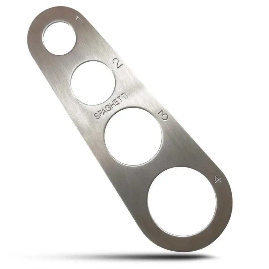 Из нержавеющей стали, для спагетти измерительный инструмент паста измерительный контроль приспособления кухонные аксессуары - Цвет: Silver