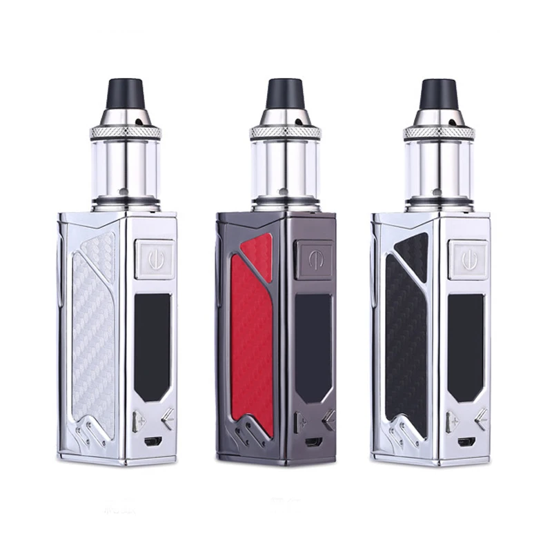 

100W box mod electronic cigarette Huge Vapor 2200mah bulit-in battery Mech Box vape pen with LED screen e-cigarettes Vape kit