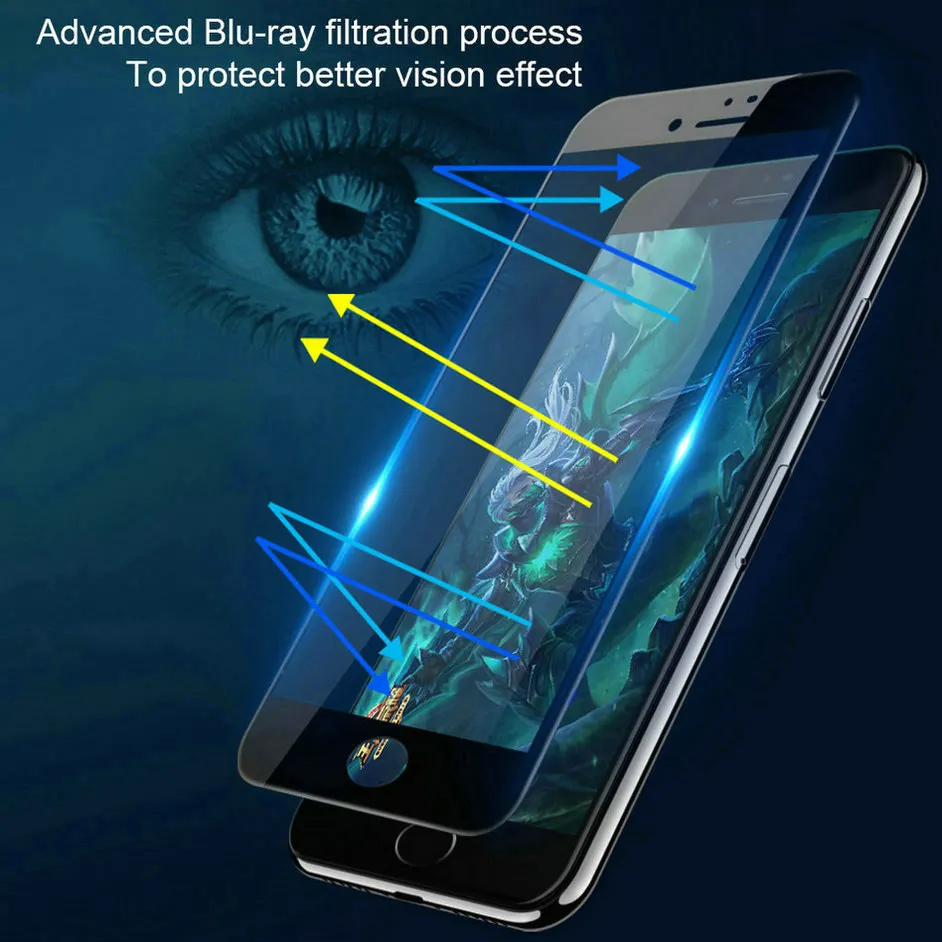 5D Glass for Huawei Y9 2018 Tempered Glass Full Cover 9H Round Curved  Edge Phone Flim for Huawei Y9 2018 Screen Protector 3D (3)