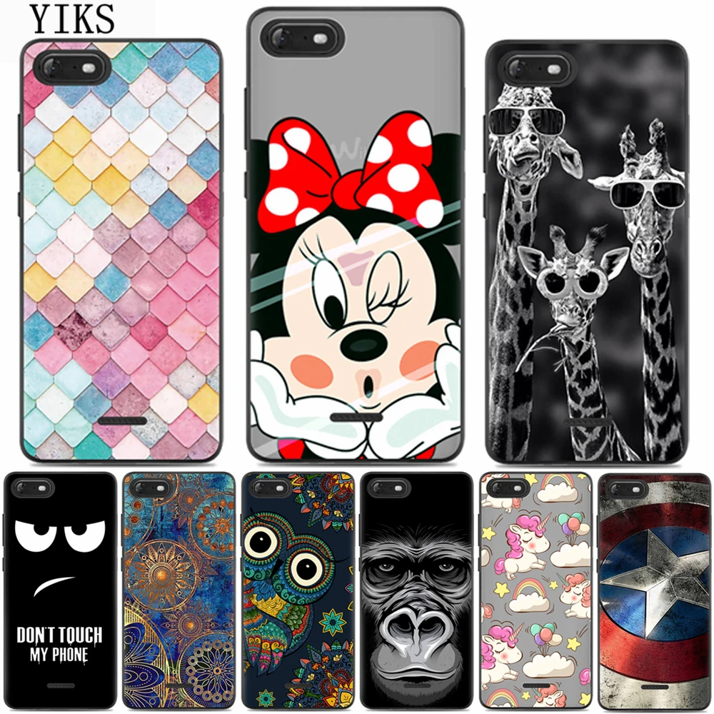 Для Coque Wiko Tommy 3 чехол Роскошный мультяшный ТПУ для fundas Tommy3 мягкий силиконовый