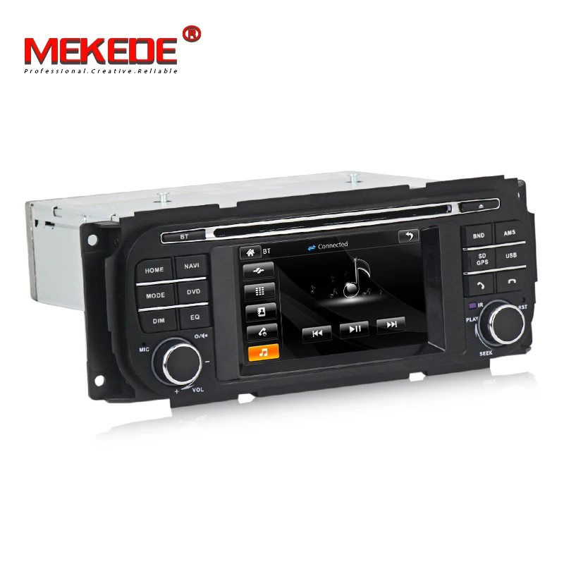 Discount WinCE 6.0 4.3 Inch Car DVD Player For Chrysler/Dodge/RAM/Jeep/Grand Cherokee With GPS Navigation BT Radio Free Maps 4