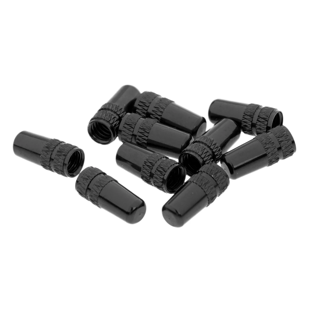 10Pcs Bike Bicycle Fixie MTB Presta Wheel Rim Tyre Stem Air Valve Cap Aluminium Alloy Protector Dust Cover