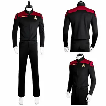

Star Online Trek Final Decision Cosplay Uniform Costume Jacket Pants Full Set Halloween Carnival