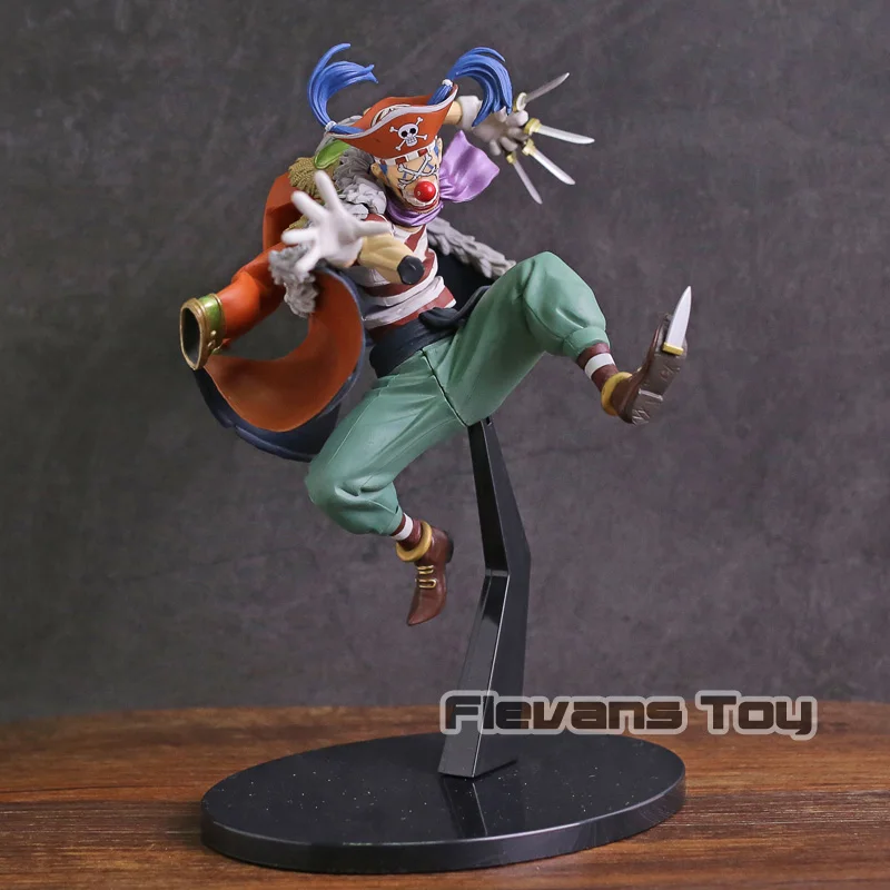 

Anime One Piece Banpresto SCultures BIG Zoukeiou 4 Vol.4 Buggy PVC Action Figure Collectible Model Toy