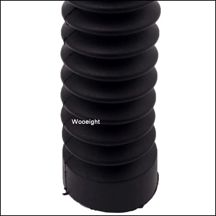 Wooeight 2Pcs Motorcycle Rubber Front Fork Dirt Dust Cover Gaiter Gator Boot Cap Shock Protector Dust Guard Absorber 19cm (6)