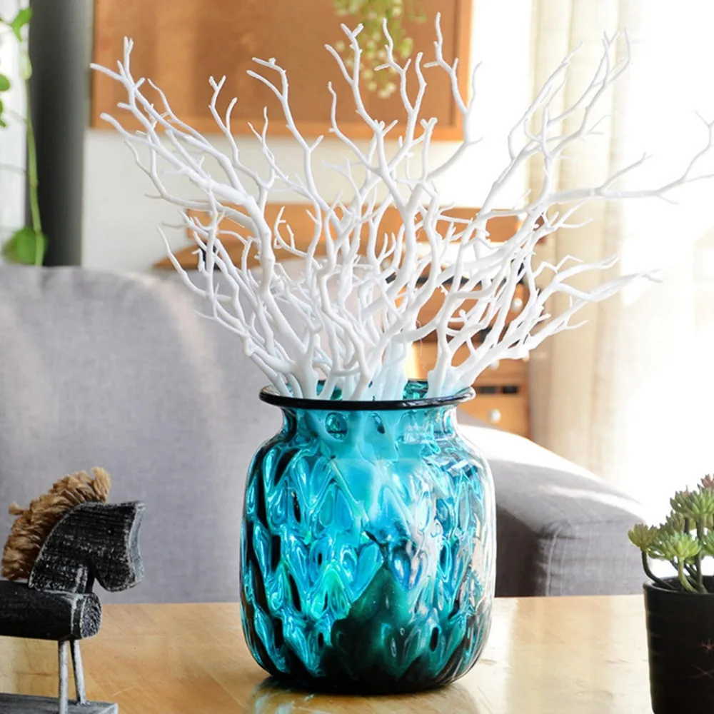 

35CM Artificial Tree Branch Wedding Decoration Home Supplies DIY Branch Simulation Plastic Dried Tree Branches Artificial Plant