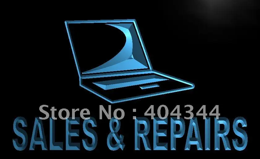 LK131 Notebook Computer Sales Repairs LED Neon Light Sign home decor