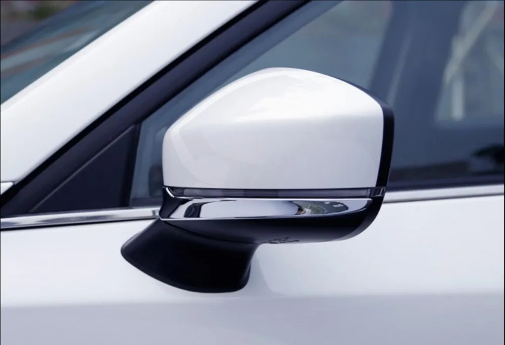 ABS Chrome Rear View Mirror Trim Side Wing Mirror Protector Strip Car