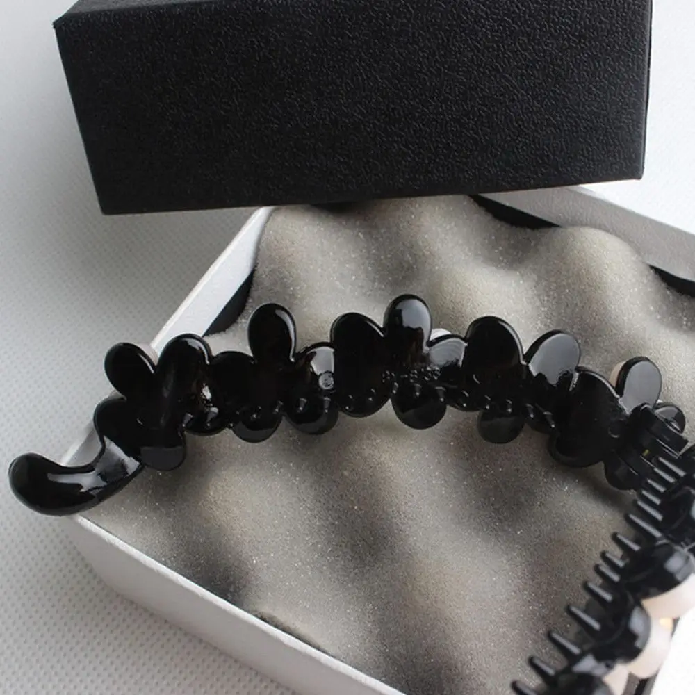 Hair Accessories Women Plastic Flower Banana Clips Twist Ponytail Holder Chic Hairpin Hair Claw Girls Barrettes