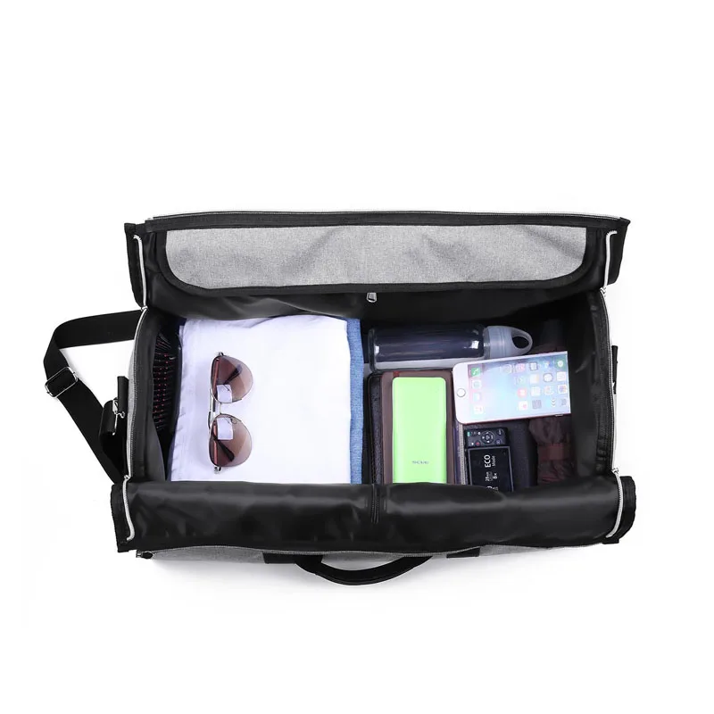 Женская дорожная сумка на плечо, водонепроницаемая дорожная сумка, Мужская одежда, сумки 2 в 1, большая поклажа сумка для вещей, сумка прямоугольной формы, ручная сумка для отдыха