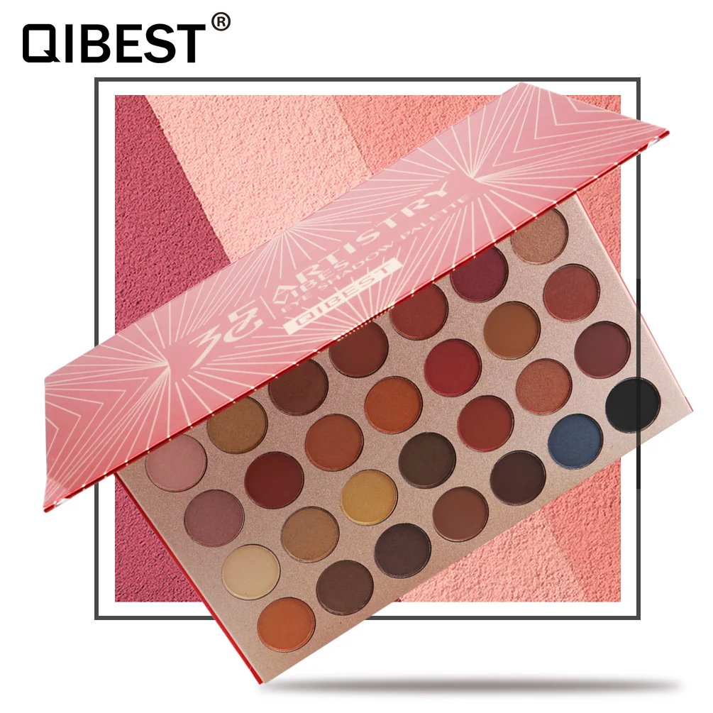QIBEST 35 Цвет Studio матовые тени для век Мощность палитра средство с блеском