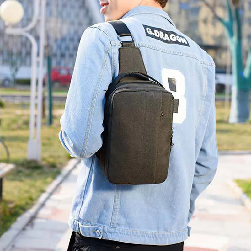 Men Women Backpack Anti Theft Teenager Canvas Chest Bag Large Casual USB Rechargeable Boy Single Shoulder Sac A Dos Homme BP0223 (7)