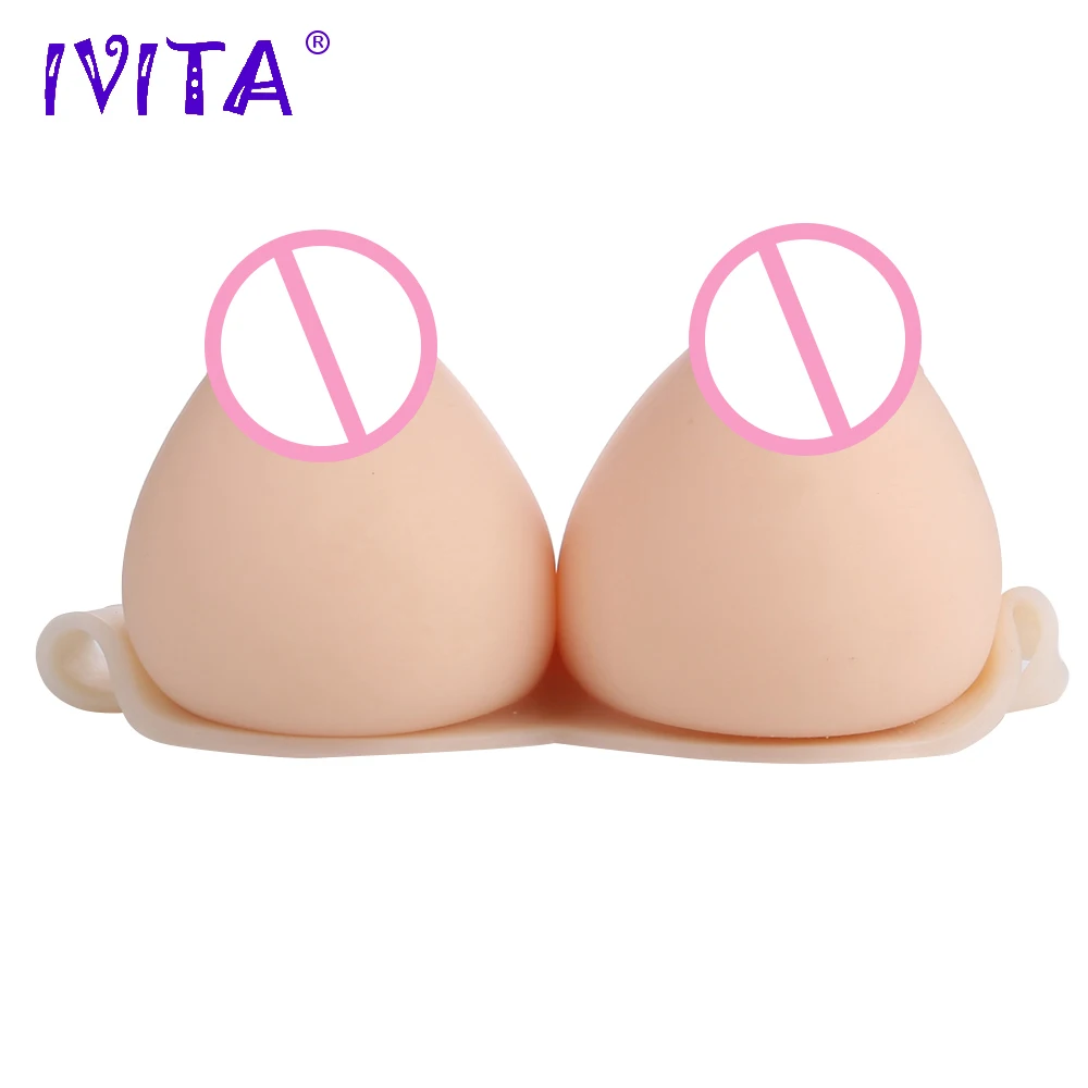 IVITA 6200 г реалистичные силиконовые формы груди поддельные для трансвеститов