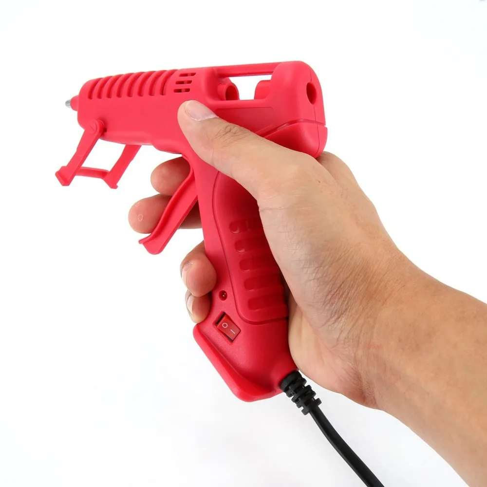 США Тип горячего расплава Клеевой пистолет с клеевой палкой RJ801 30 Вт для DIY игрушка для развития моторики ремонтные инструменты электрический тепловой температуры Клеевые пистолеты