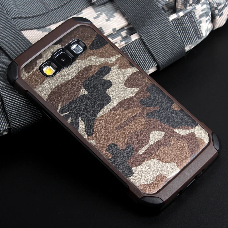 2 in 1 Army Camo Camouflage Pattern Back Cover Armor Protective Phone