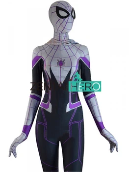 

ZentaiHero 3D Printed Homecoming Spider-Gwen Zentai Spiderman Costume Gwen Stacy Spider-man Cosplay Halloween Female Spider Suit