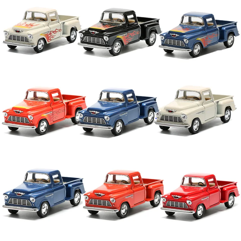 

1:32 Scale Car Toy Alloy Trucks Simulation Pick-up Truck Model Pull Back Cars Kids Toys Gifts