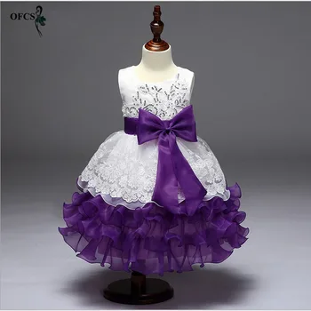 

Flower Girl Dress For Wedding Baby Girl 3-12Years Birthday Outfits Children's Girls First Communion Dresses Girl Kids Party Wear