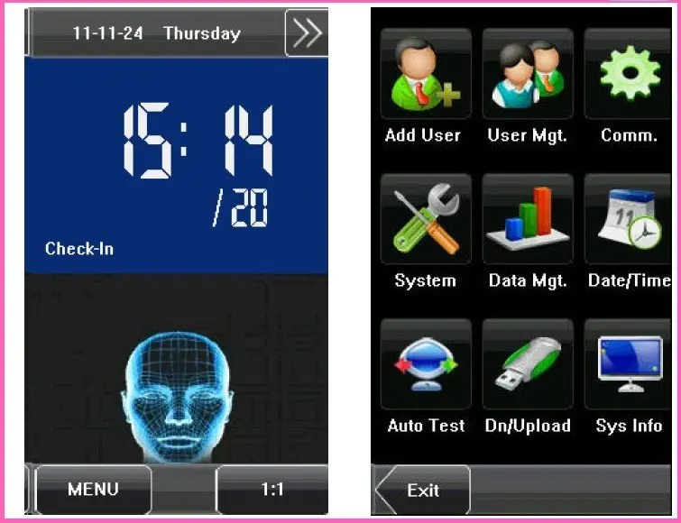TCPIP-Iface7-MultiBio-700-Facial-Fingerprint-PIN-Door-Biometric-Access-Controller-Employee-Time-Attendance-Free-Software