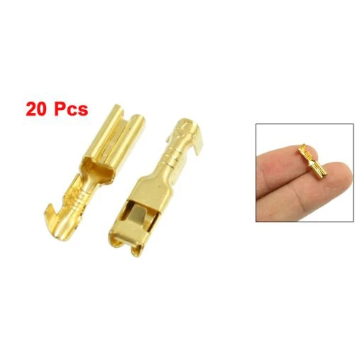 MYLB 20 Pcs Female Spade Cable Wire Terminals for 2.8mm Connectorsterminal wire connector
