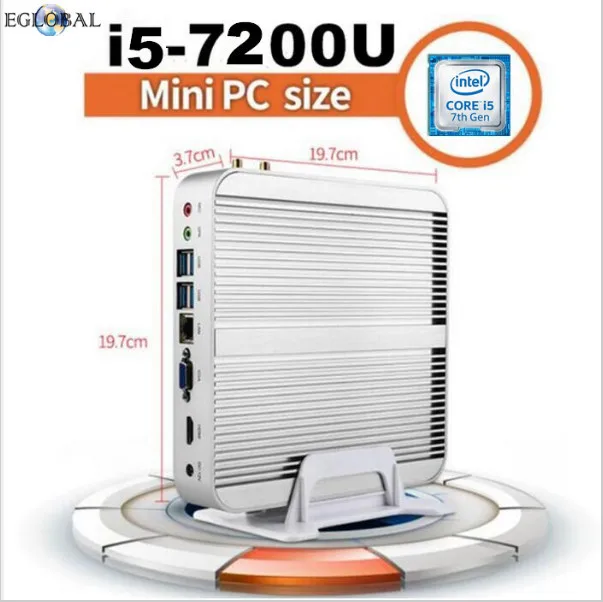 Lowest Price 7Gen Core i5 7200U Eglobal Fanless Nuc Mini PC Windows 10 Core i5 7200U 8G/16G RAM Intel HD Graphics 620 Micro Computer HTPC Lowest Price 7Gen Core i5 7200U Eglobal Fanless Nuc Mini PC Windows 10 Core i5 7200U 8G/16G RAM Intel HD Graphics 620 Micro Computer HTPC
