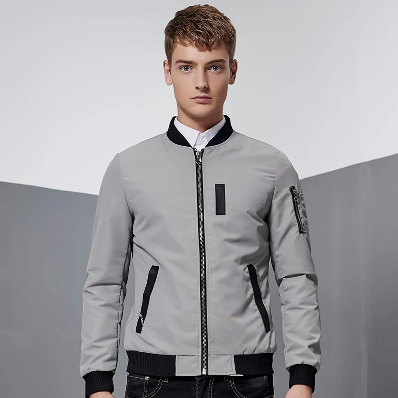 Горячий Продавать Мужчины Высокого Качества Модные Молодые Пальто Куртки Печати