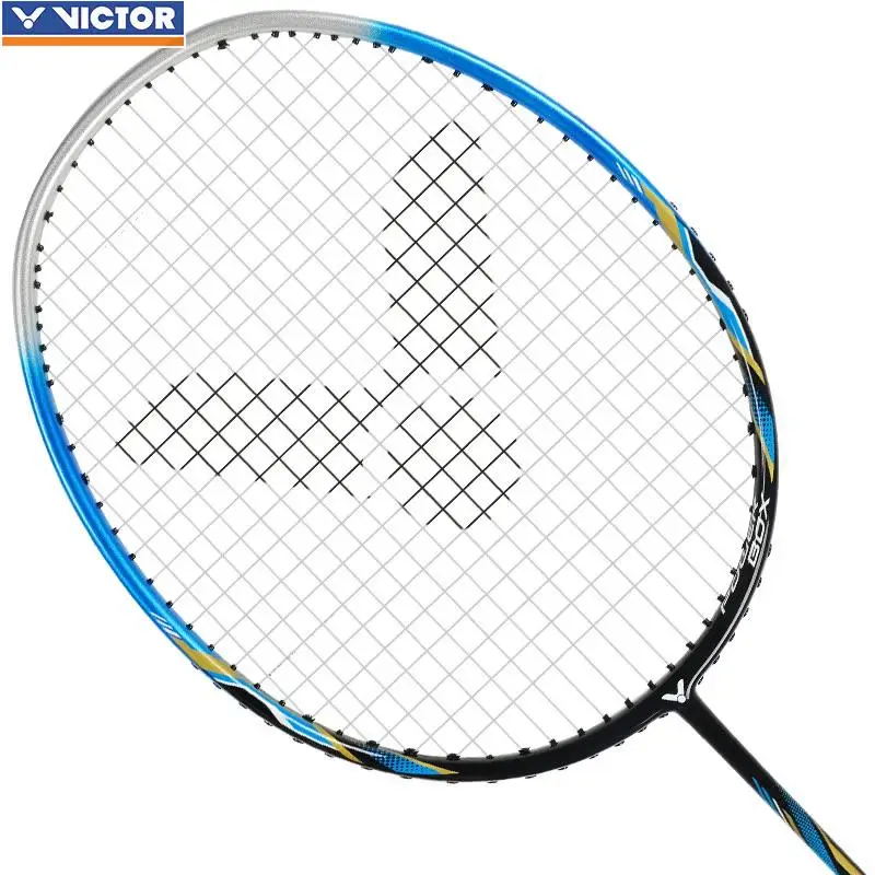 

Victor CHA 9500 S/ 9500 Carbon Fiber Badminton Racquets 3U/4U offensive 6.8mm shaft Badminton Racket With String