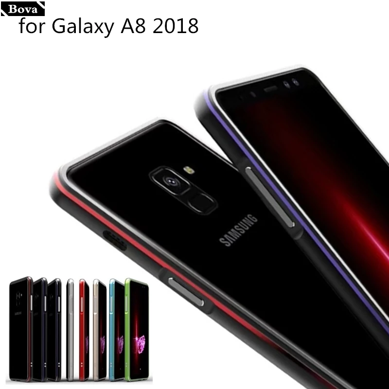 Для Samsung A8 2018 бампер роскошный ультра тонкий защитный алюминиевый для Galaxy A530F |