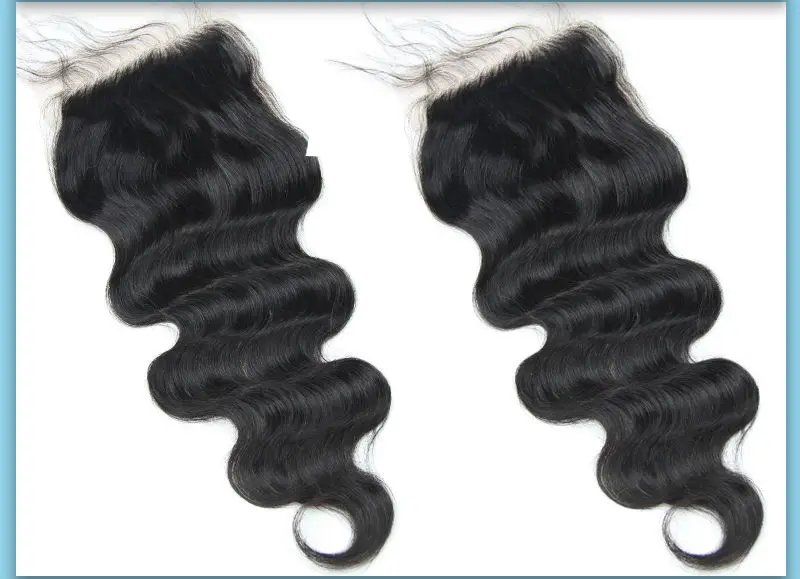 Grade 7A peruvian virgin hair with closure 8-30 inch unprocessed virgin peruvian hair with closure natural color body wave hair (3)
