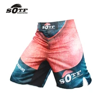 SOTF exercise loose large size fitness comfortable Thai fist fitness shorts muay thai short cheap mma shorts mma thai boxing