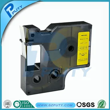 

10pcs 40918 Compatible Dymo D1 9mm Black on Yellow for DYMO D1 LabelManager label printers D1 40918 Well Selling Good Quality