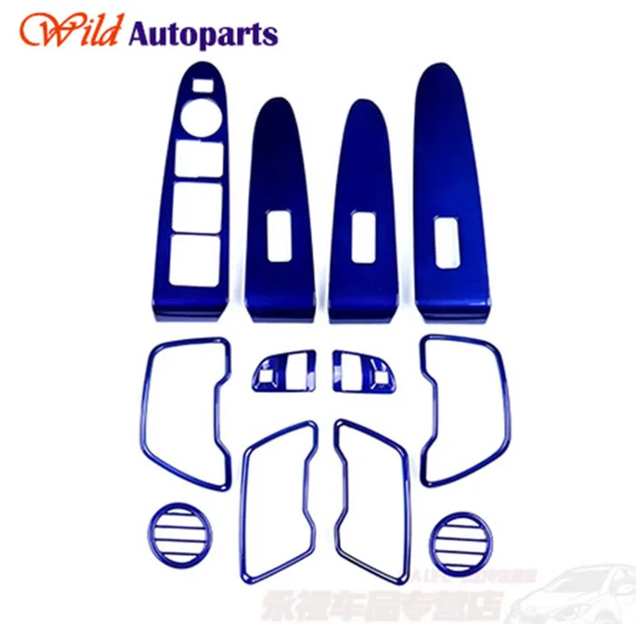 12pcs Blue Inner Accessories Steering Wheel Air Ve...