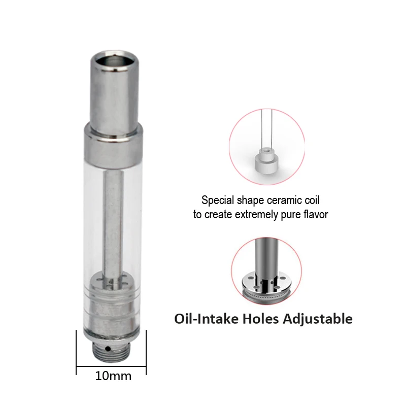 Mjtech New Design thick oil Atomizer A10 Vape Cartridge 510 Thread Ceramic Coil Oil Cartridge Ceramic Tip Smoking Glass Tank Mjtech New Design thick oil Atomizer A10 Vape Cartridge 510 Thread Ceramic Coil Oil Cartridge Ceramic Tip Smoking Glass Tank