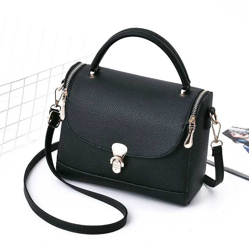 

Women Messenger Handbag Fashion Top-Handle Shoulder Bags Small Casual Body Bag Totes Famous Brands Designer High Quality black